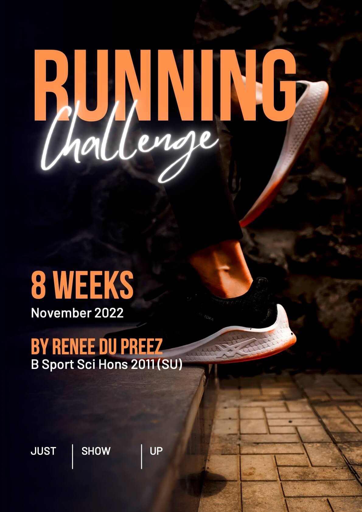 Running Challenge Poster